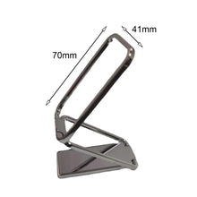 Load image into Gallery viewer, Magnetic Double Ring Mobile Phone Holder Car Square Folding Bracket Mobile Phone Universal Desktop Tablet Retractable Bracket