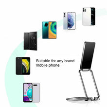Load image into Gallery viewer, Magnetic Double Ring Mobile Phone Holder Car Square Folding Bracket Mobile Phone Universal Desktop Tablet Retractable Bracket