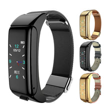 Load image into Gallery viewer, 2-in-1 Smart Bluetooth Headset Bracelet Heart Rate Health Monitoring Smart Watch Bluetooth Earphone Bracelet Wristband