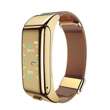 Load image into Gallery viewer, 2-in-1 Smart Bluetooth Headset Bracelet Heart Rate Health Monitoring Smart Watch Bluetooth Earphone Bracelet Wristband
