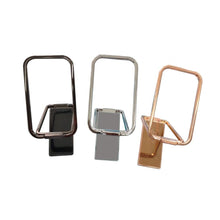 Load image into Gallery viewer, Magnetic Double Ring Mobile Phone Holder Car Square Folding Bracket Mobile Phone Universal Desktop Tablet Retractable Bracket