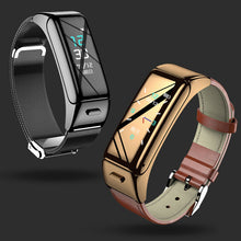 Load image into Gallery viewer, 2-in-1 Smart Bluetooth Headset Bracelet Heart Rate Health Monitoring Smart Watch Bluetooth Earphone Bracelet Wristband