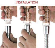Load image into Gallery viewer, LED shower head with water filter