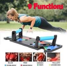 Load image into Gallery viewer, Push ups board (9 in 1)