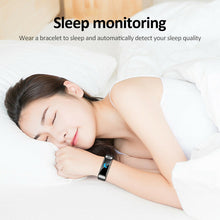 Load image into Gallery viewer, 2-in-1 Smart Bluetooth Headset Bracelet Heart Rate Health Monitoring Smart Watch Bluetooth Earphone Bracelet Wristband
