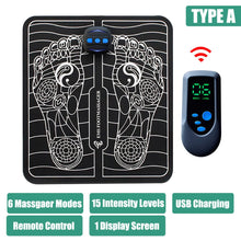 Load image into Gallery viewer, Electrical Foot Massage - Muscle Stimulation-  Relax Legs - Boost Blood Circulation - Relieve Ache Pain Foldable Pad Health Care
