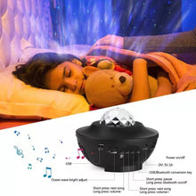Load image into Gallery viewer, Night light Star lamp 21 lighting modes - Bluetooth and music
